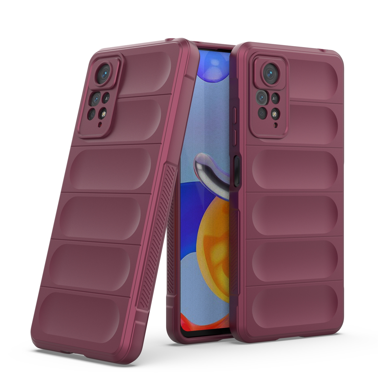 Pokrowiec Magic Shield Case burgundowy Xiaomi Redmi Note 11 Pro / 8