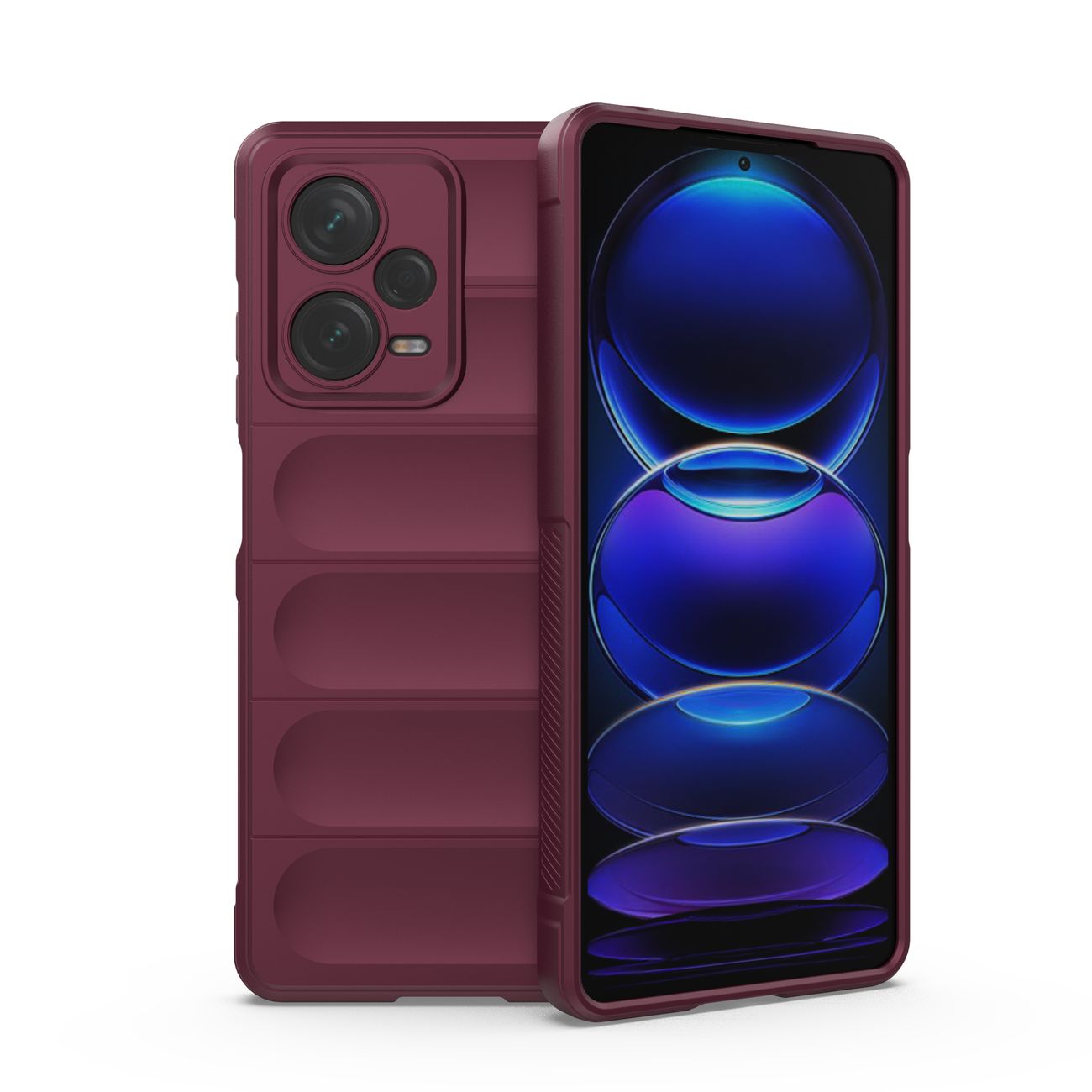 Pokrowiec Magic Shield Case burgundowy Xiaomi Redmi Note 12 Pro Plus
