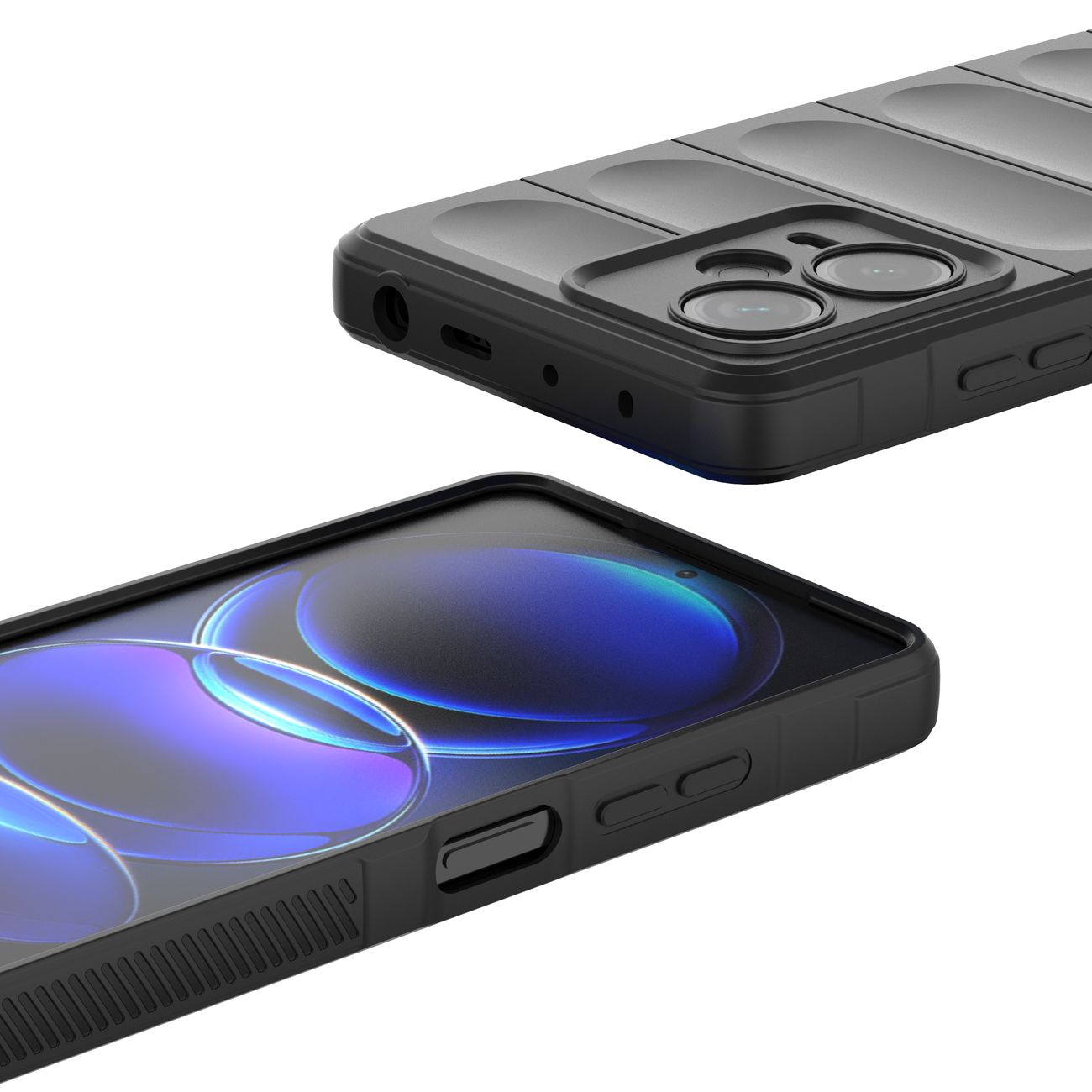 Pokrowiec Magic Shield Case burgundowy Xiaomi Redmi Note 12 Pro Plus / 10