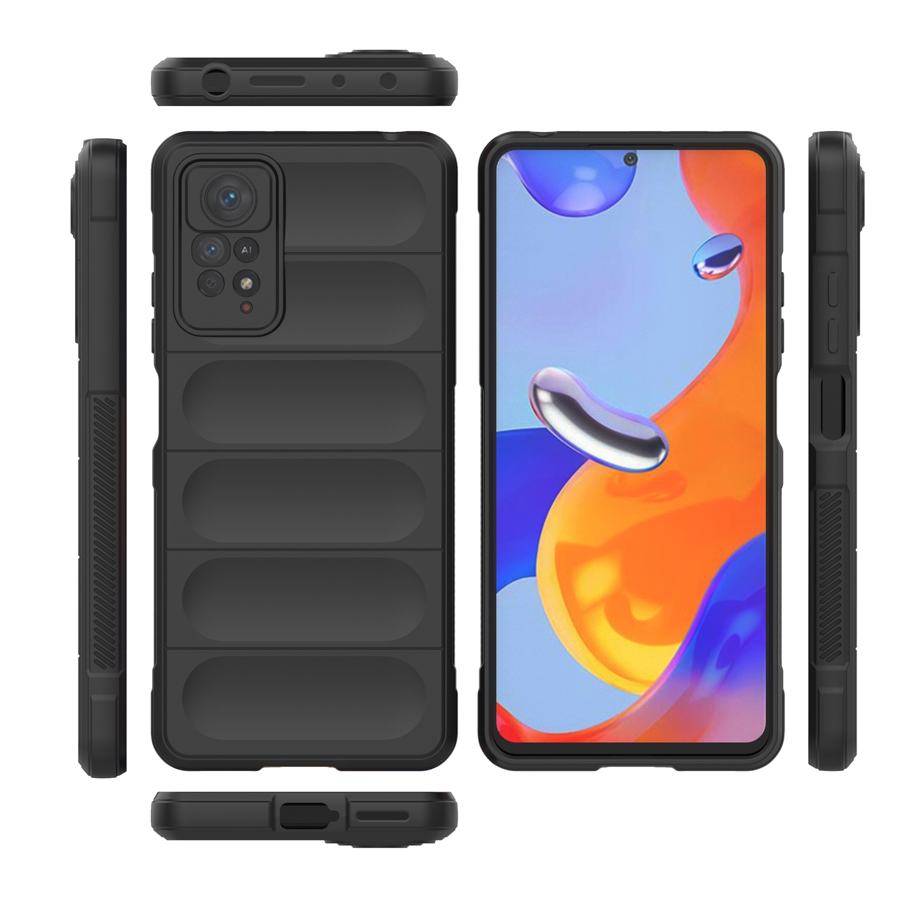 Pokrowiec Magic Shield Case ciemnoniebieski Xiaomi Redmi Note 11 Pro / 6