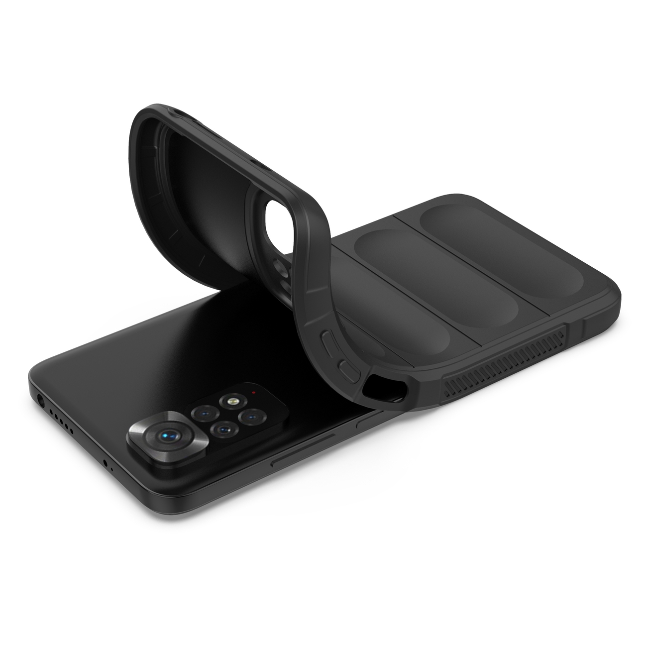 Pokrowiec Magic Shield Case czarny Xiaomi Redmi Note 11 / 6