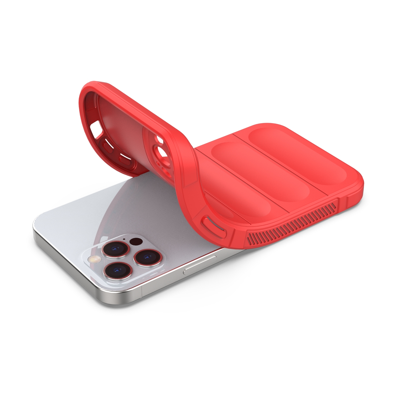 Pokrowiec Magic Shield Case czerwony Apple iPhone 12 Pro / 7