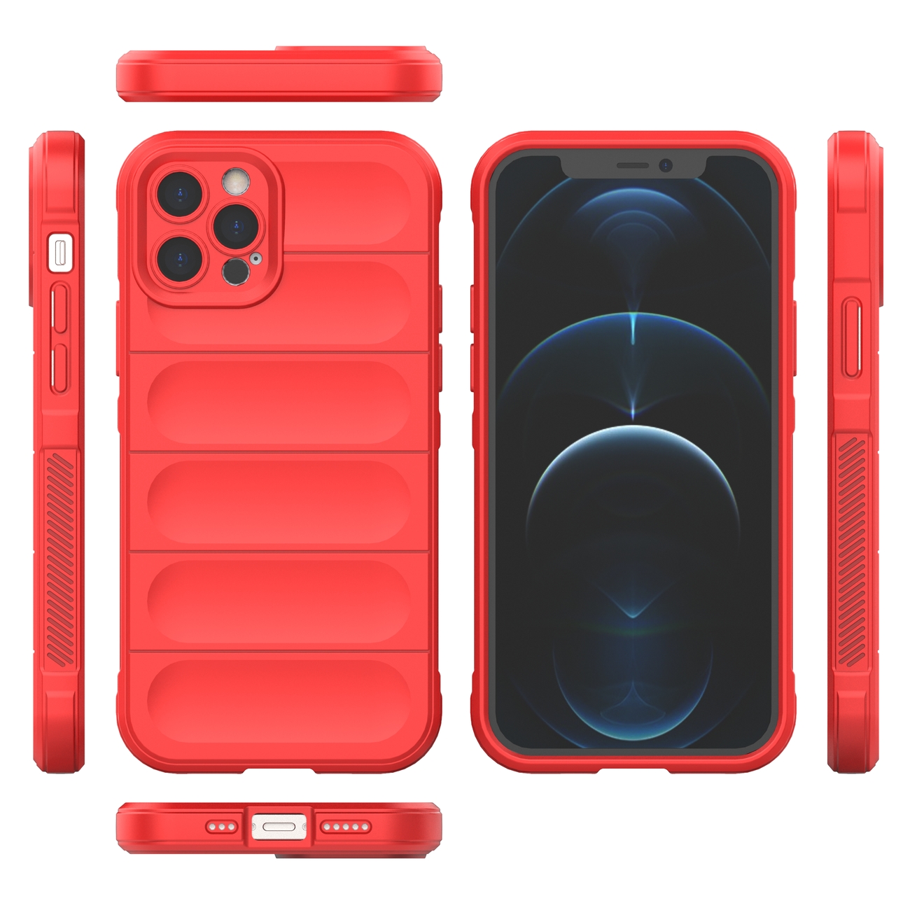 Pokrowiec Magic Shield Case czerwony Apple iPhone 12 Pro / 8