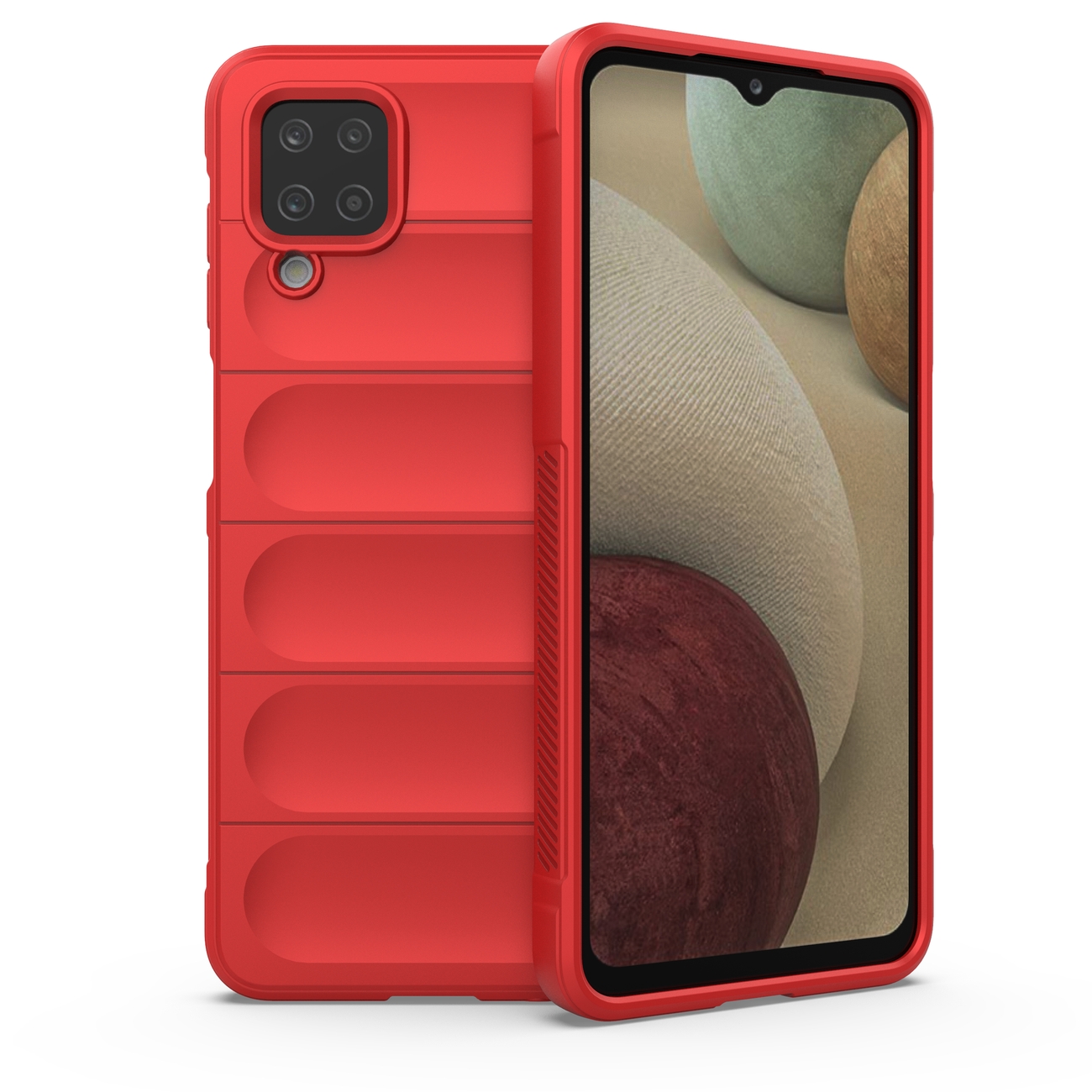 Pokrowiec Magic Shield Case czerwony Samsung Galaxy A12