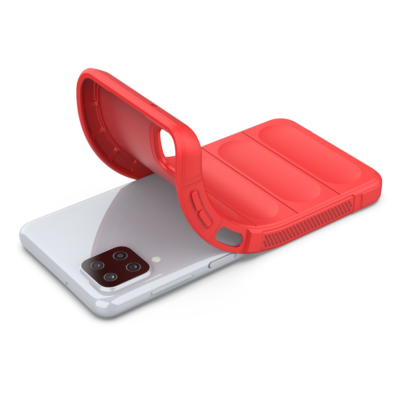 Pokrowiec Magic Shield Case czerwony Samsung Galaxy A12 / 6