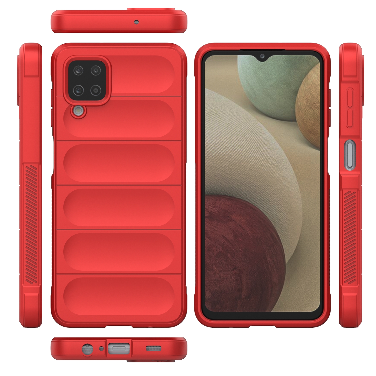 Pokrowiec Magic Shield Case czerwony Samsung Galaxy A12 / 8