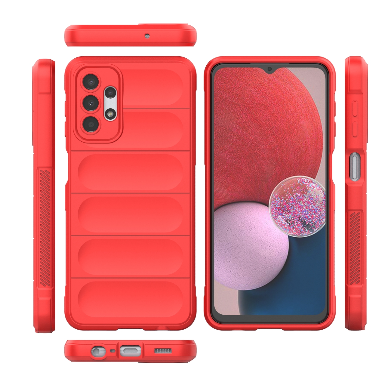 Pokrowiec Magic Shield Case czerwony Samsung Galaxy A13 5G / 8