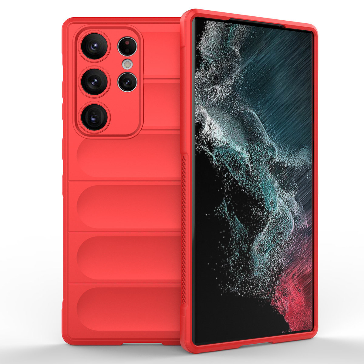 Pokrowiec Magic Shield Case czerwony Samsung Galaxy S23 Ultra