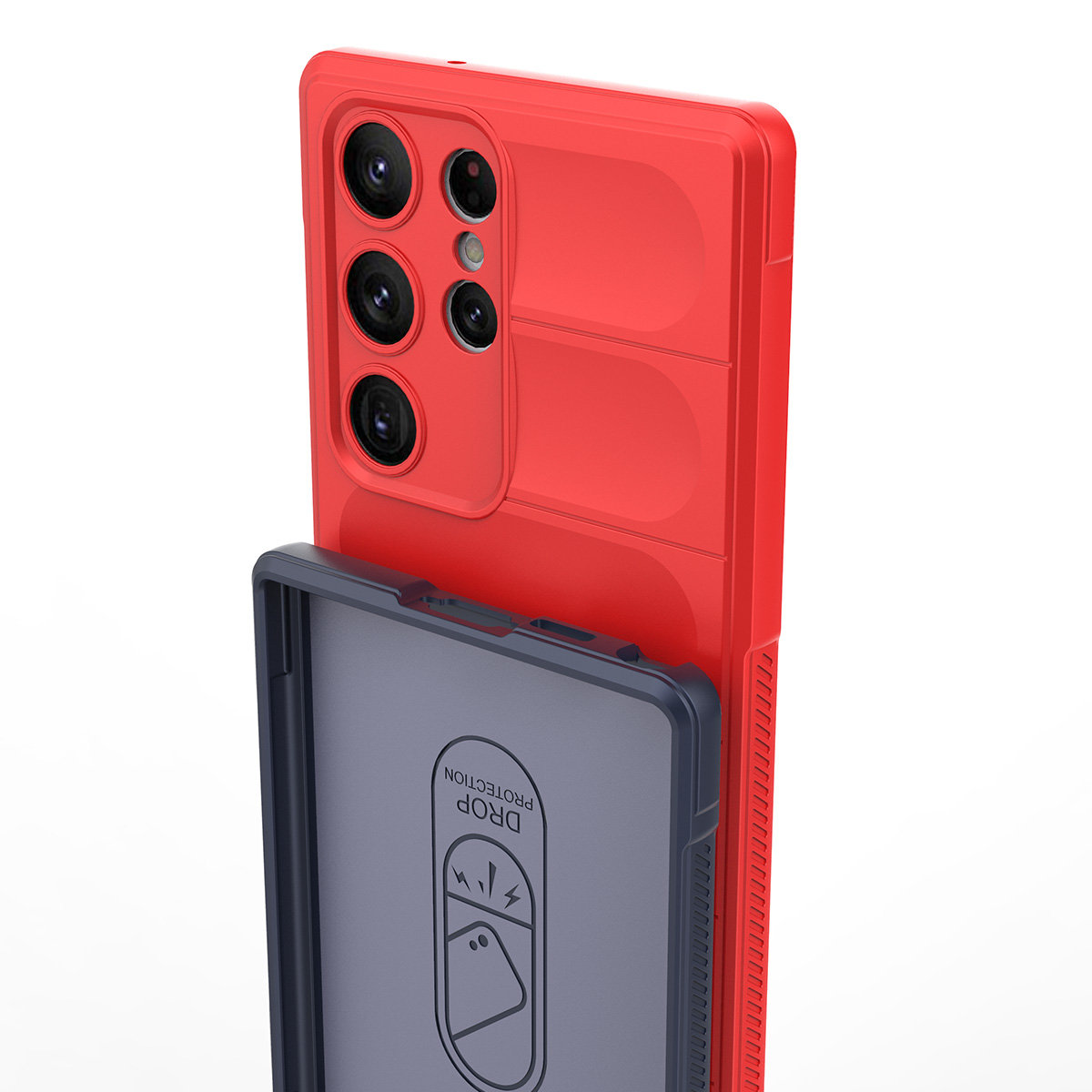 Pokrowiec Magic Shield Case czerwony Samsung Galaxy S23 Ultra / 12