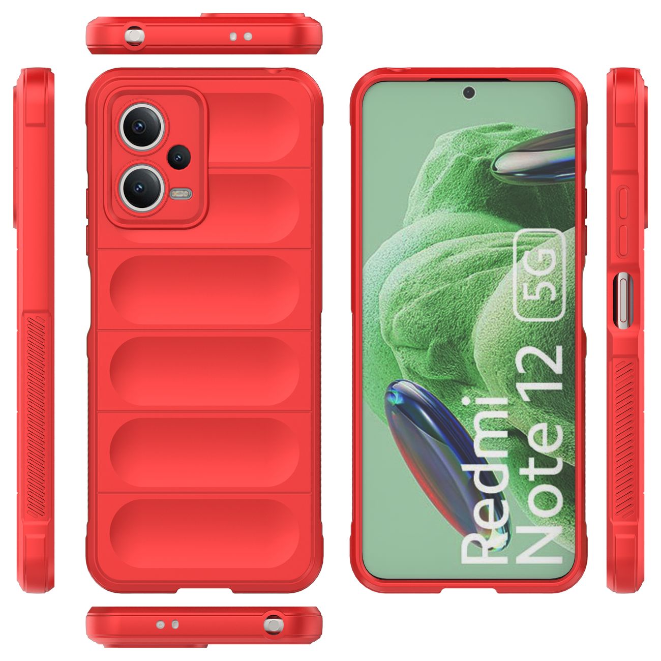 Pokrowiec Magic Shield Case czerwony Xiaomi Poco X5 5G / 2