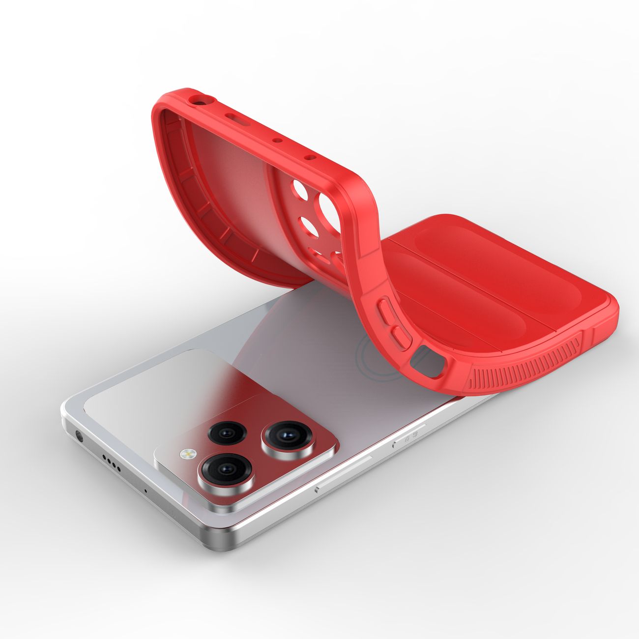 Pokrowiec Magic Shield Case czerwony Xiaomi Poco X5 Pro 5G / 4