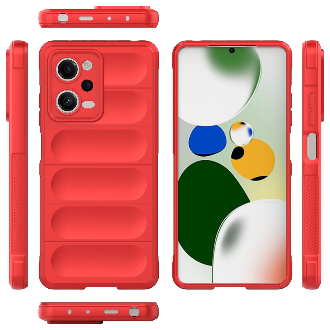 Pokrowiec Magic Shield Case czerwony Xiaomi Poco X5 Pro 5G / 6