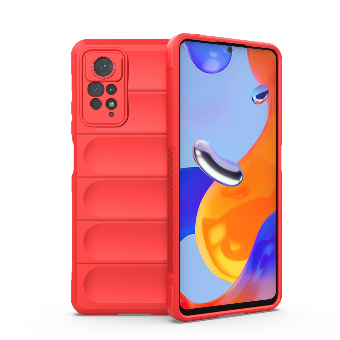 Pokrowiec Magic Shield Case czerwony Xiaomi Redmi Note 11 Pro