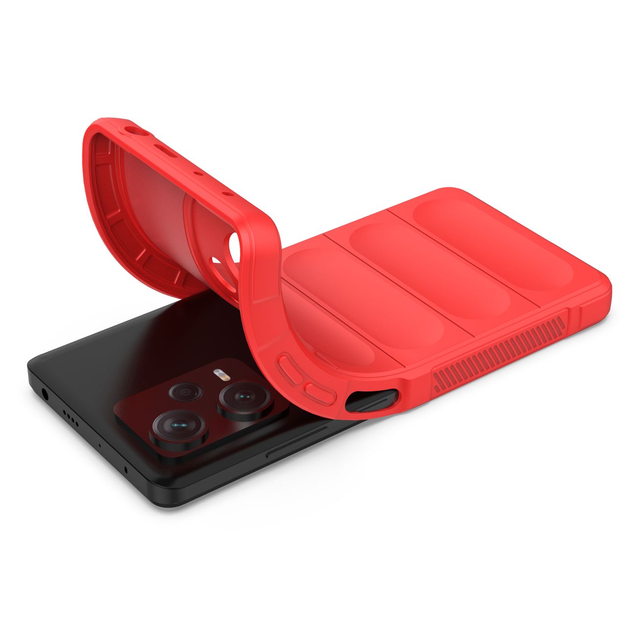 Pokrowiec Magic Shield Case czerwony Xiaomi Redmi Note 12 Pro Plus / 11