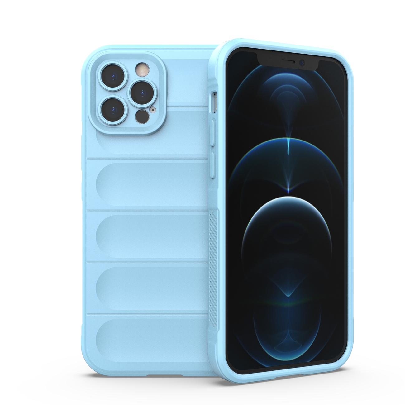 Pokrowiec Magic Shield Case jasnoniebieski Apple iPhone 12 Pro