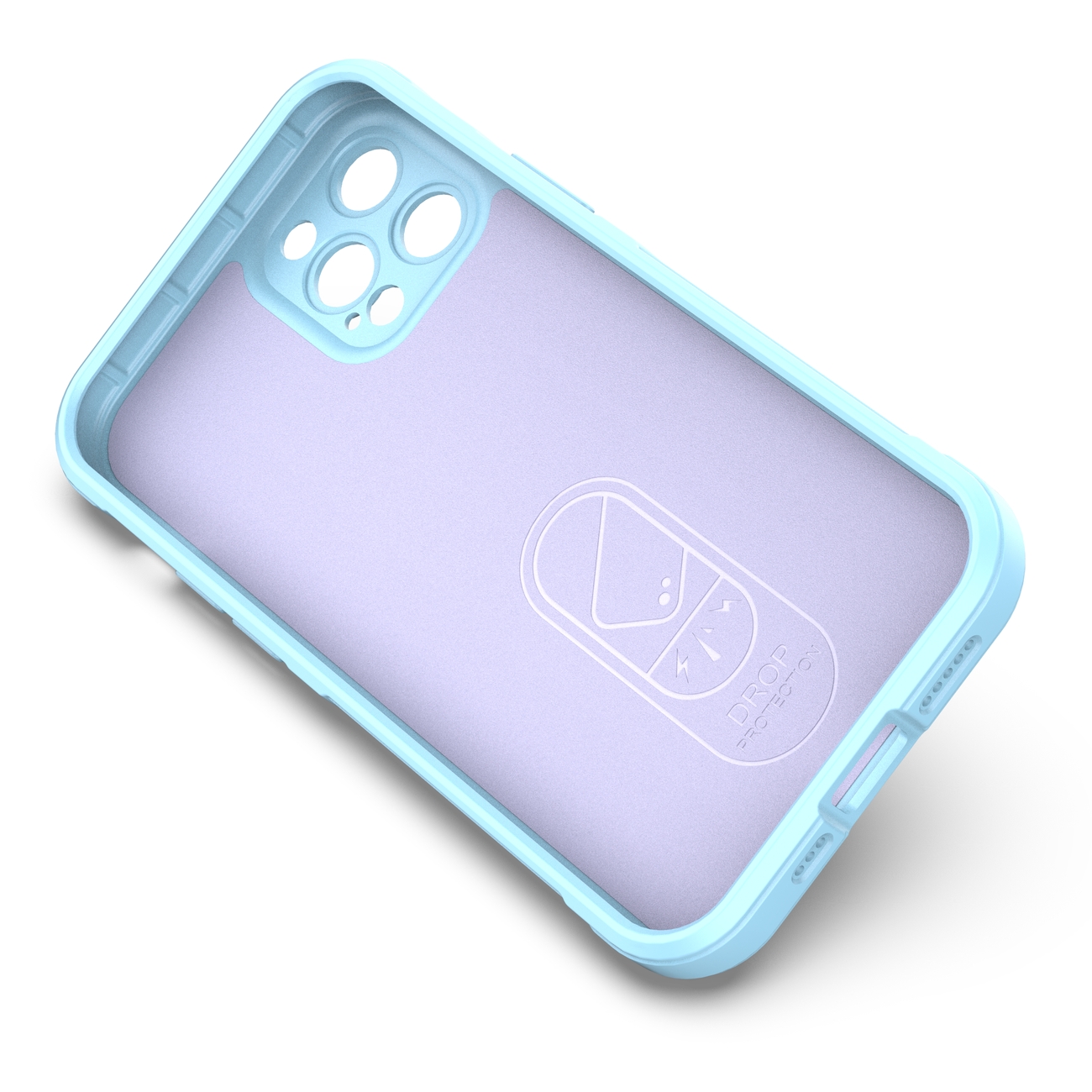 Pokrowiec Magic Shield Case jasnoniebieski Apple iPhone 12 Pro / 2 Pokrowiec Magic Shield Case jasnoniebieski Apple iPhone 12 Pro / 2