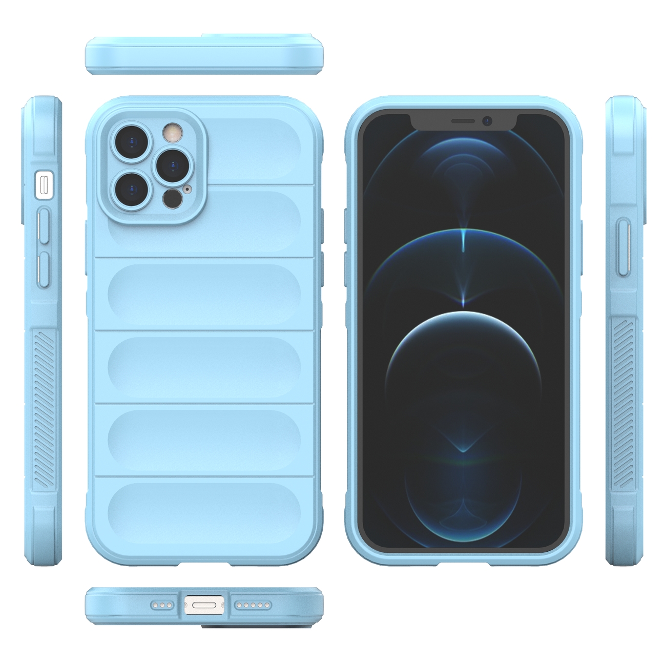 Pokrowiec Magic Shield Case jasnoniebieski Apple iPhone 12 Pro / 8