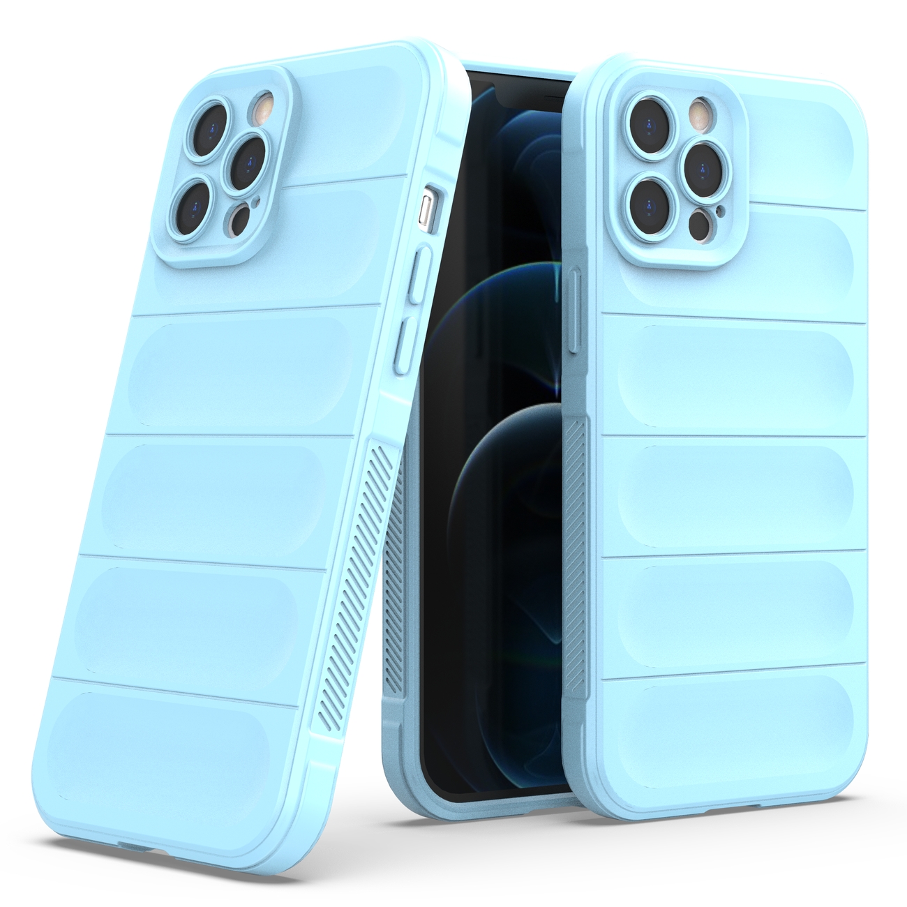 Pokrowiec Magic Shield Case jasnoniebieski Apple iPhone 12 Pro Max / 6