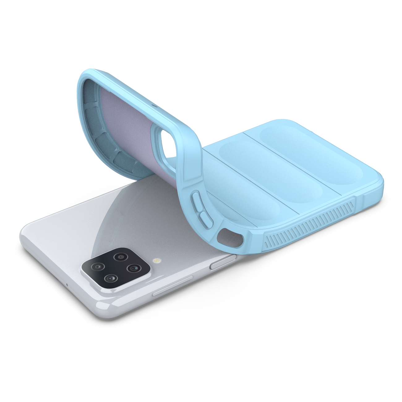 Pokrowiec Magic Shield Case jasnoniebieski Samsung Galaxy A12 / 4