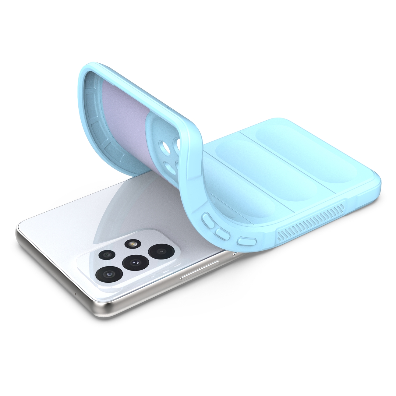 Pokrowiec Magic Shield Case jasnoniebieski Samsung Galaxy A53 5G / 6