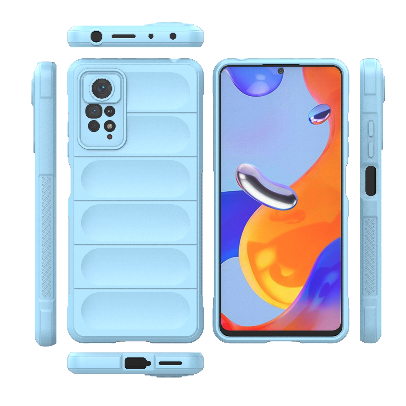 Pokrowiec Magic Shield Case jasnoniebieski Xiaomi Redmi Note 11 Pro / 8