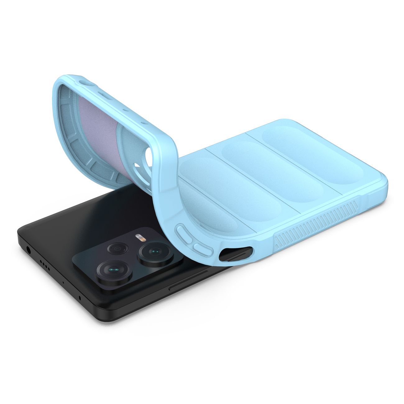 Pokrowiec Magic Shield Case jasnoniebieski Xiaomi Redmi Note 12 Pro Plus / 8