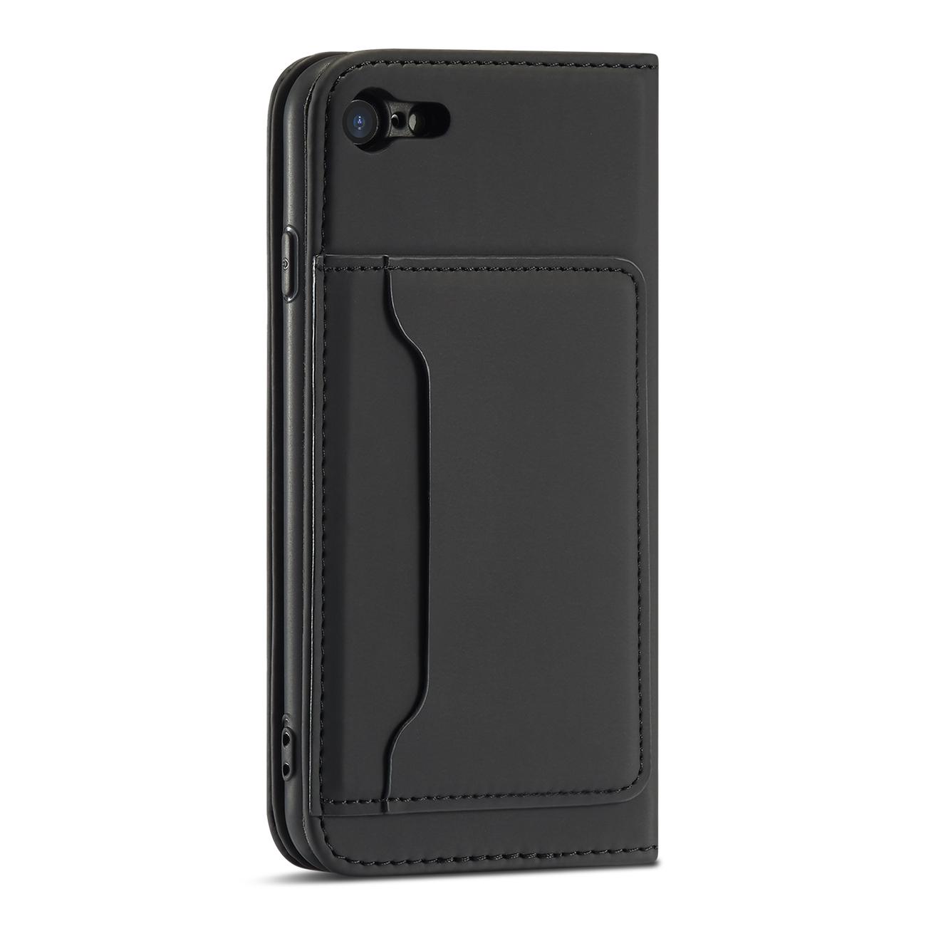 Pokrowiec Magnet Card Case czarny Apple iPhone SE 2020 / 6