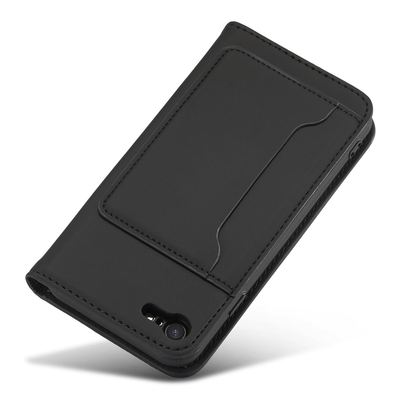 Pokrowiec Magnet Card Case czarny Apple iPhone SE 2020 / 7