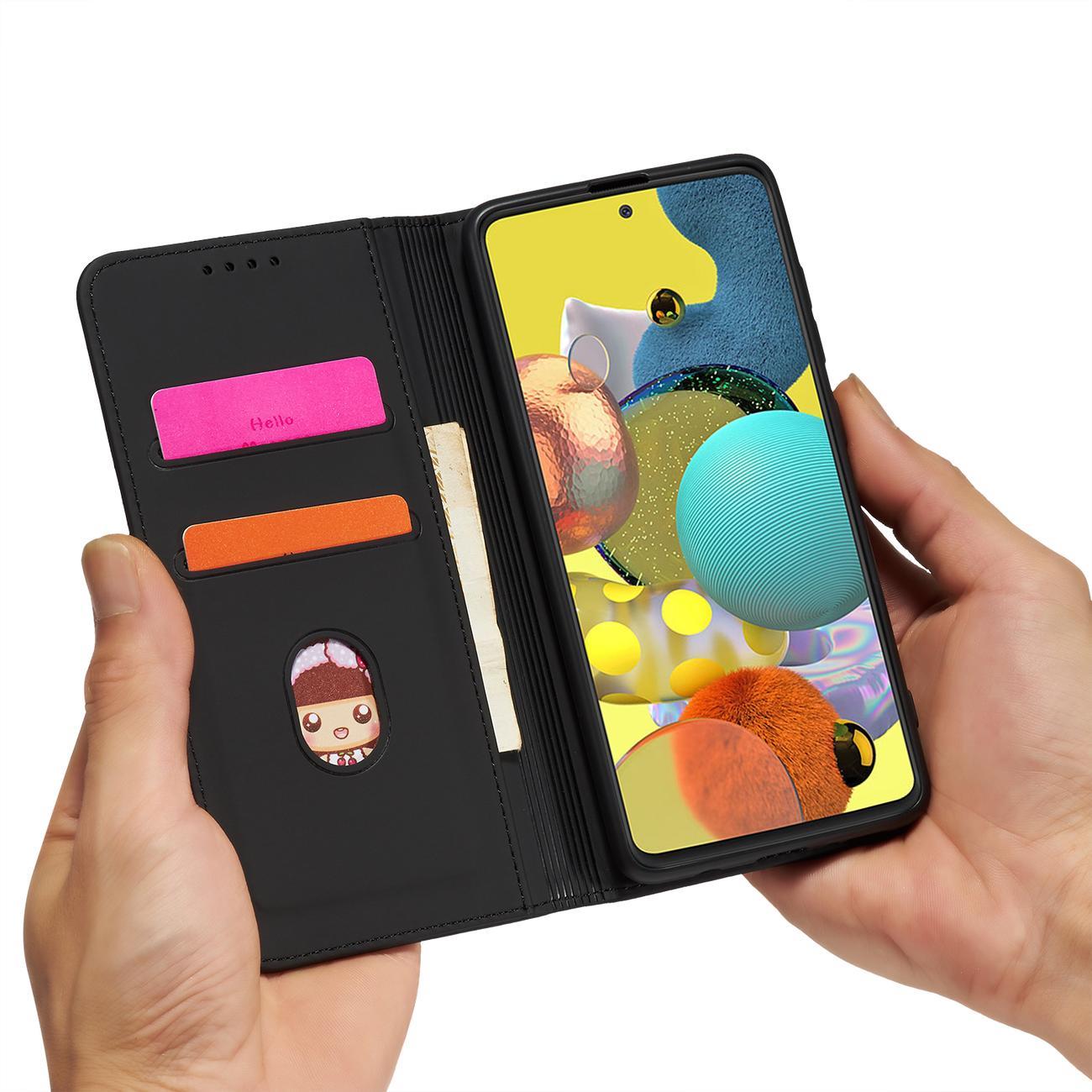 Pokrowiec Magnet Card Case czarny Samsung Galaxy A12 5G / 11