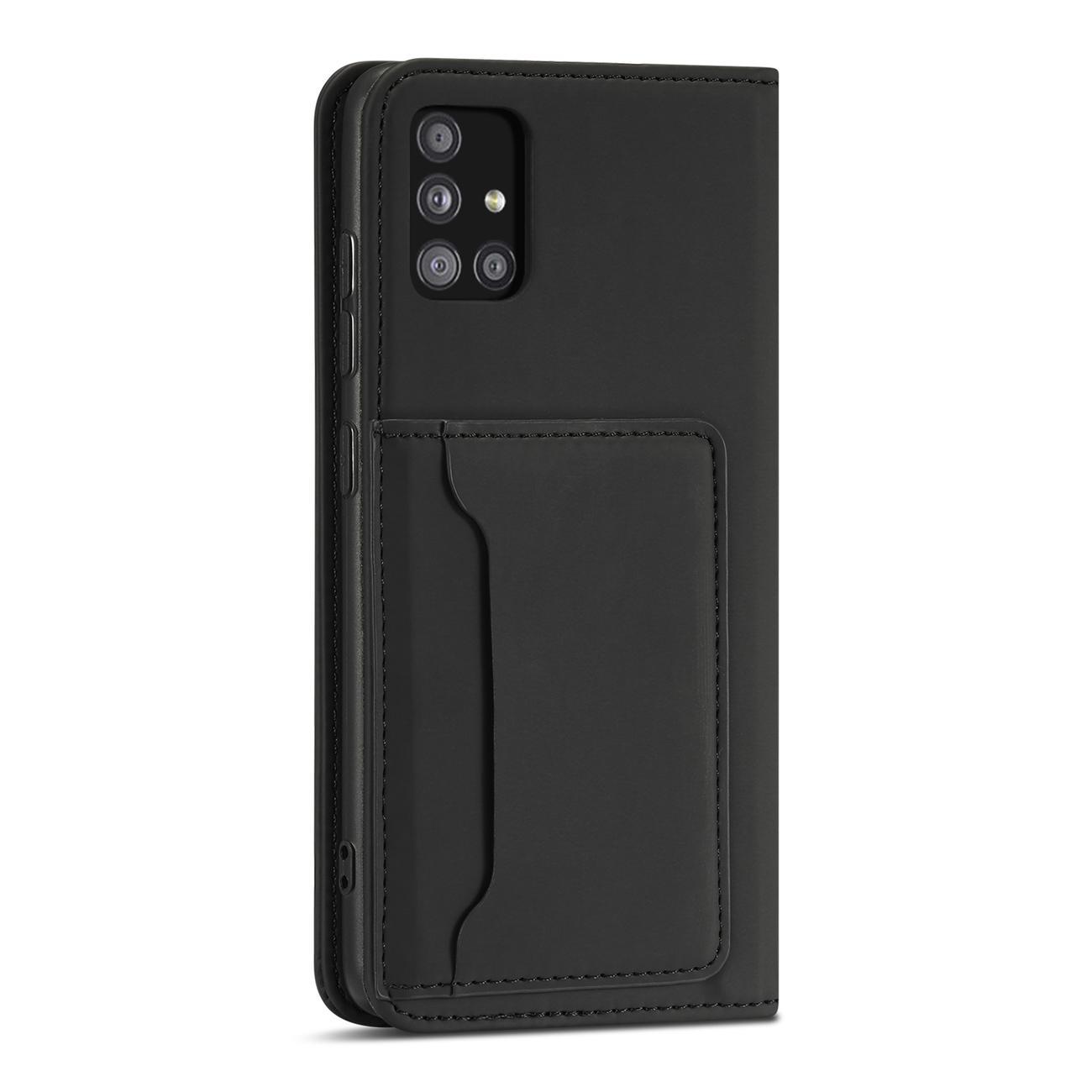 Pokrowiec Magnet Card Case czarny Samsung Galaxy A12 5G / 6