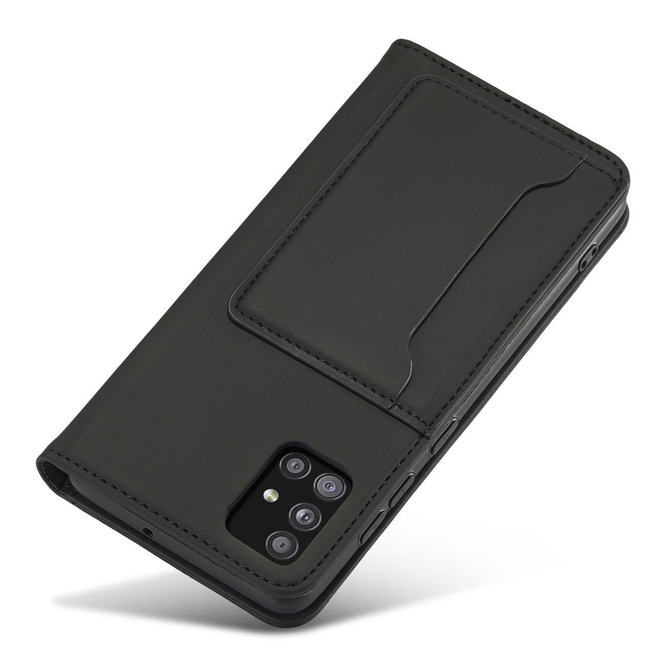 Pokrowiec Magnet Card Case czarny Samsung Galaxy A12 5G / 7