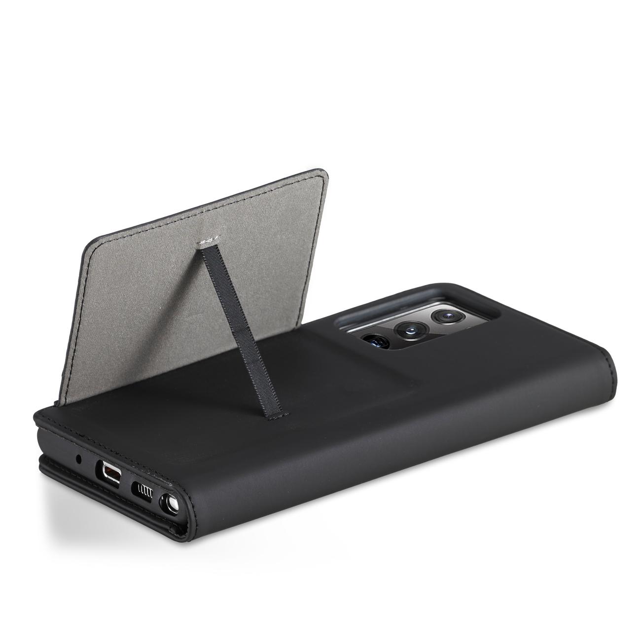 Pokrowiec Magnet Card Case czarny Samsung Galaxy S22 Ultra / 7