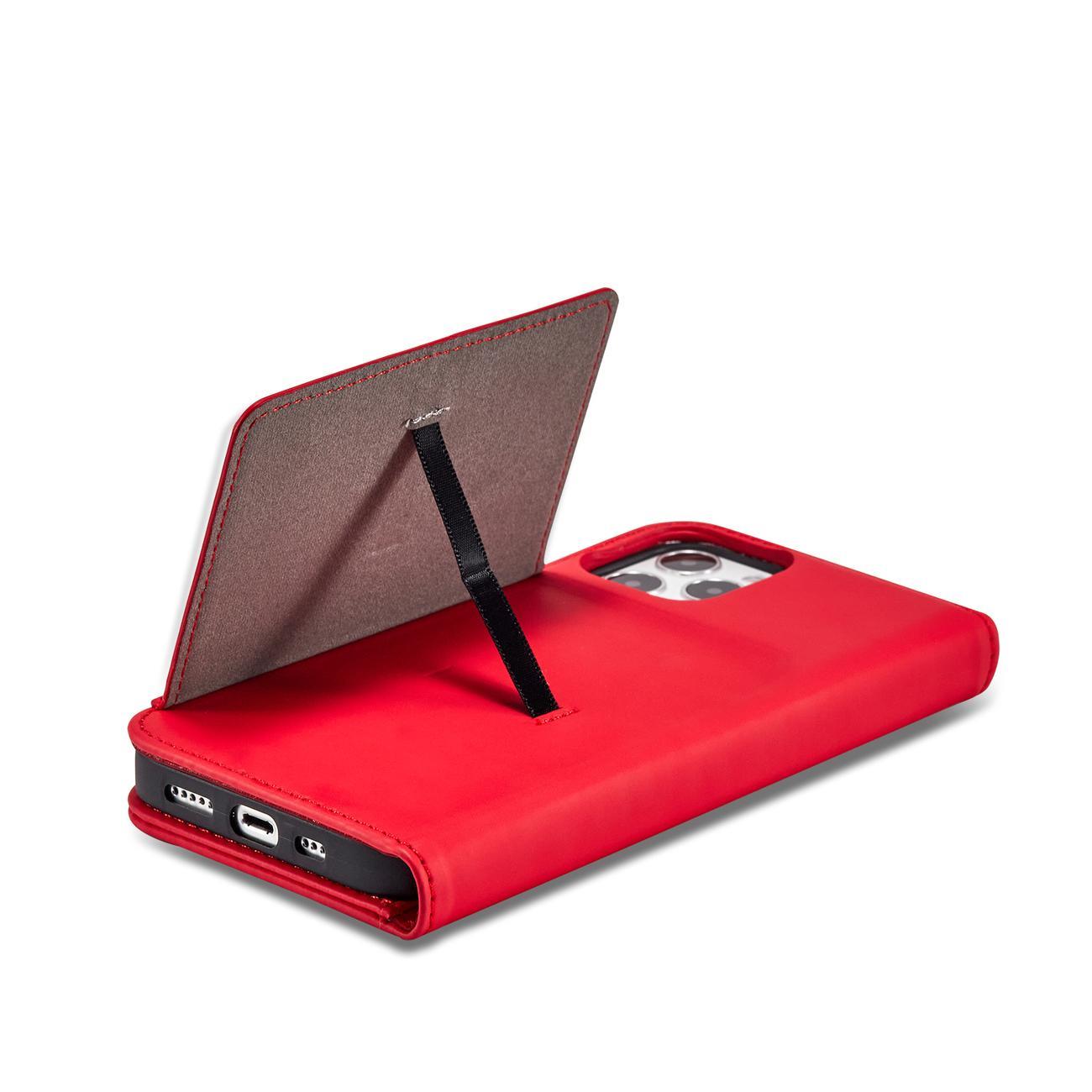 Pokrowiec Magnet Card Case czerwony Apple iPhone 12 / 11
