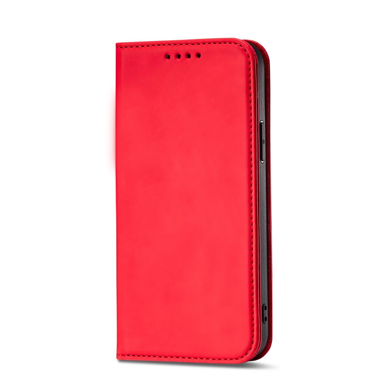 Pokrowiec Magnet Card Case czerwony Apple iPhone 12 / 5