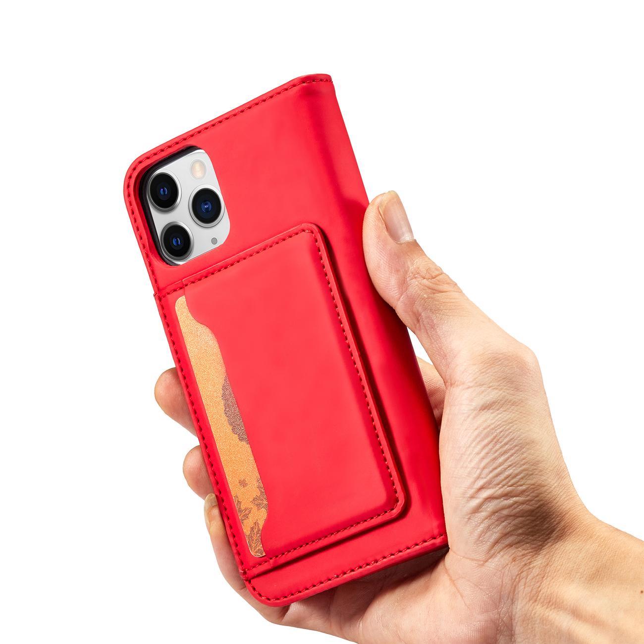 Pokrowiec Magnet Card Case czerwony Apple iPhone 12 Pro / 12