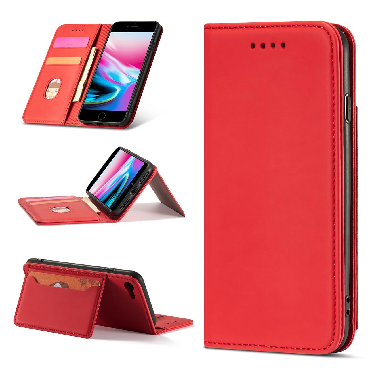 Pokrowiec Magnet Card Case czerwony Apple iPhone 8 / 3