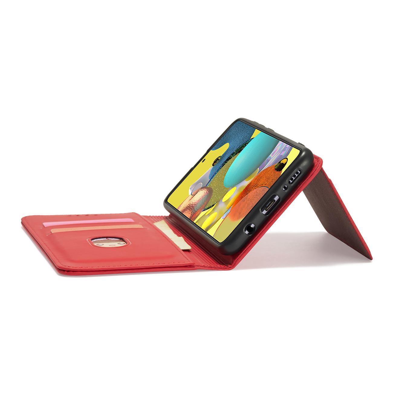 Pokrowiec Magnet Card Case czerwony Samsung A52 5G / 10