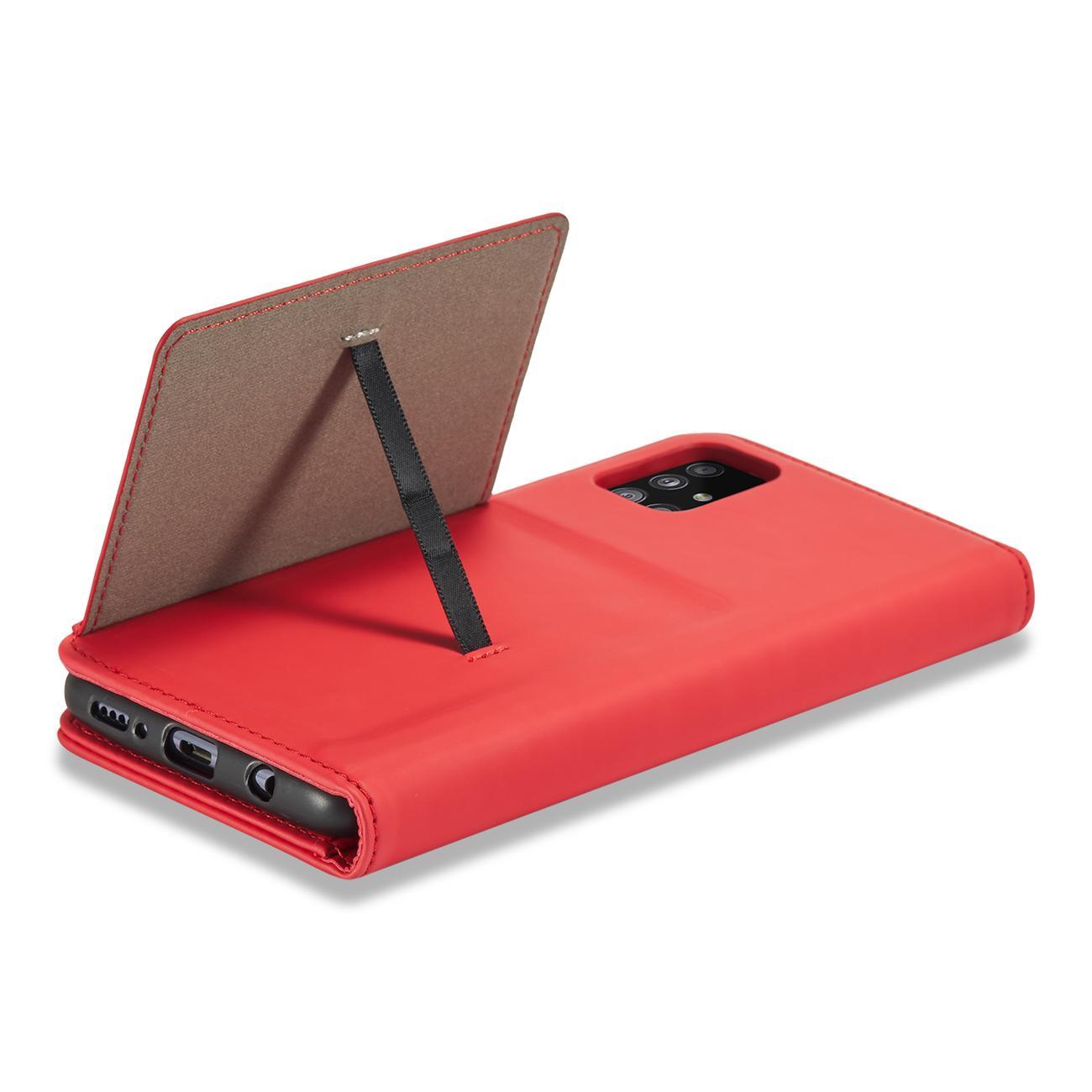 Pokrowiec Magnet Card Case czerwony Samsung A52 5G / 11