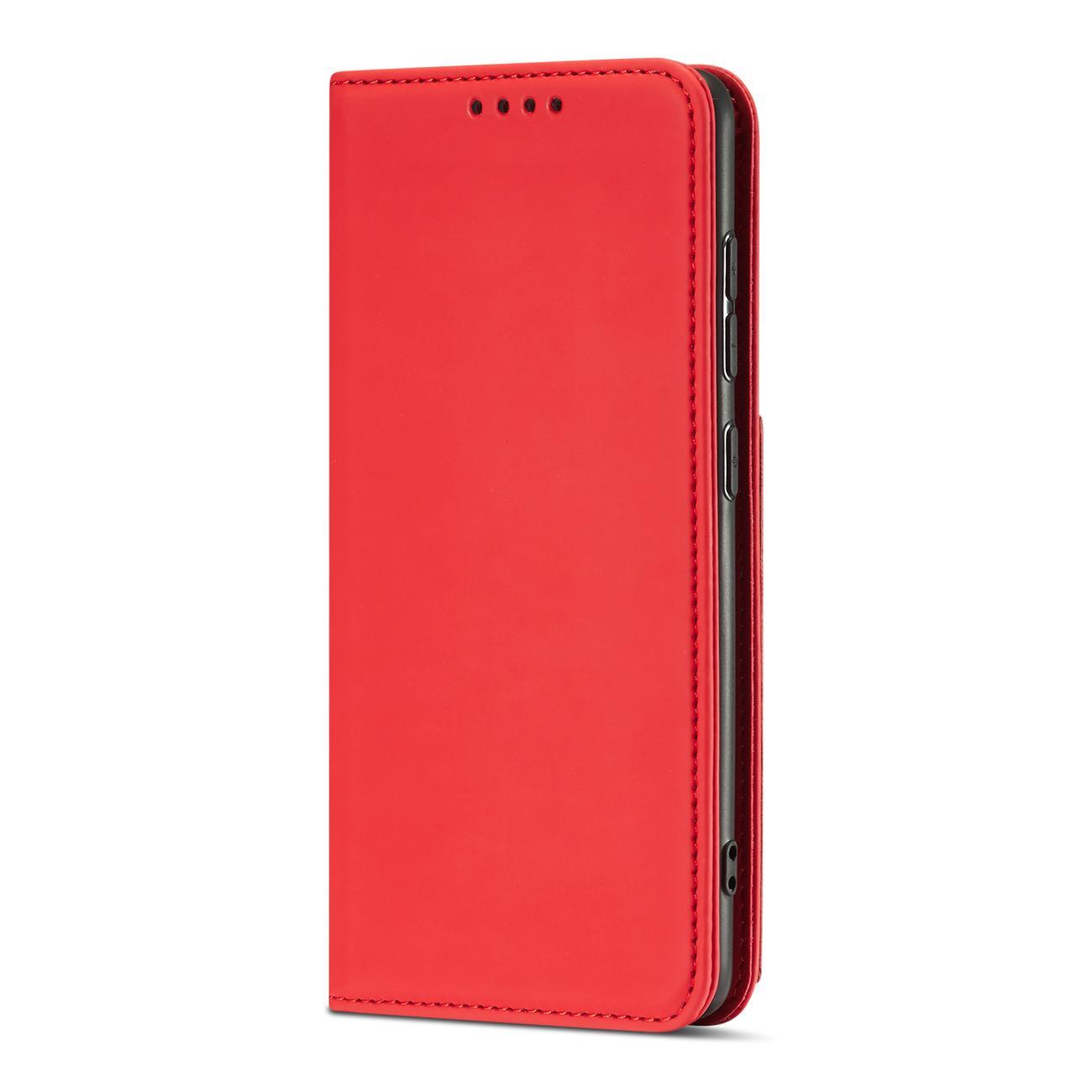 Pokrowiec Magnet Card Case czerwony Samsung Galaxy A12 5G / 5