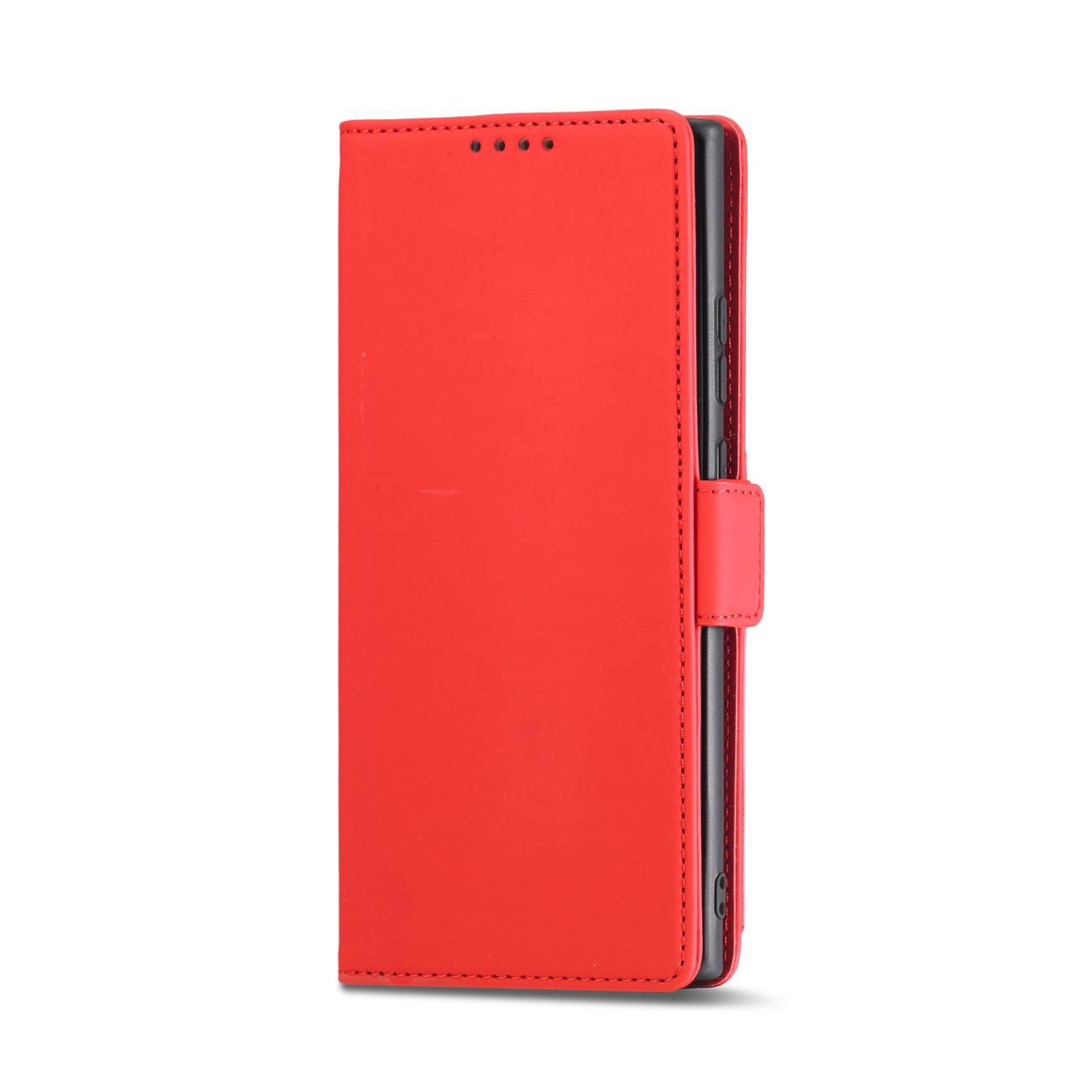 Pokrowiec Magnet Card Case czerwony Samsung Galaxy S22 Ultra / 10