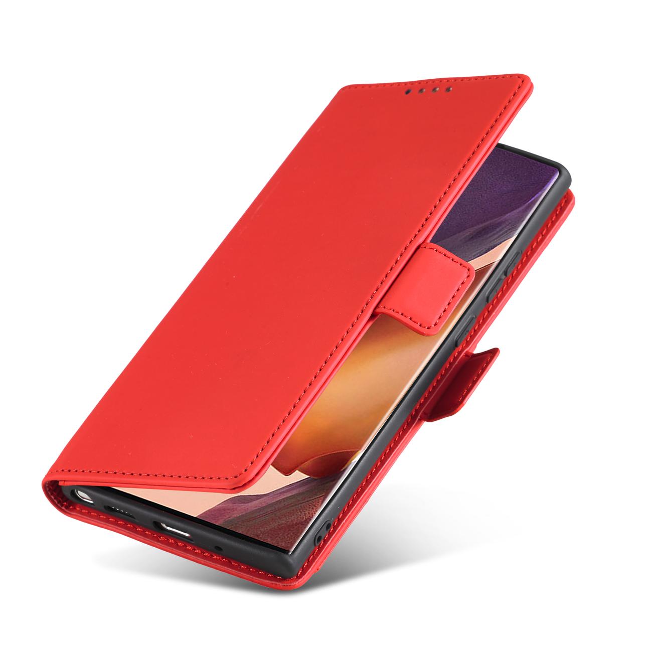 Pokrowiec Magnet Card Case czerwony Samsung Galaxy S22 Ultra / 6