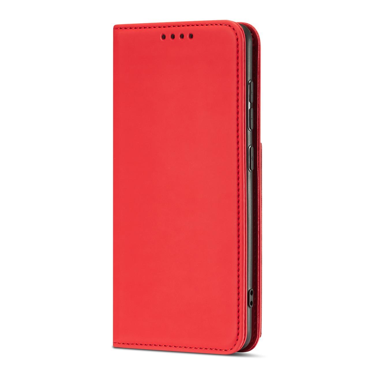 Pokrowiec Magnet Card Case czerwony Xiaomi Redmi Note 11 / 5