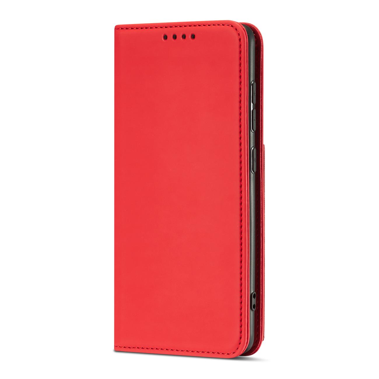 Pokrowiec Magnet Card Case czerwony Xiaomi Redmi Note 11 Pro / 5