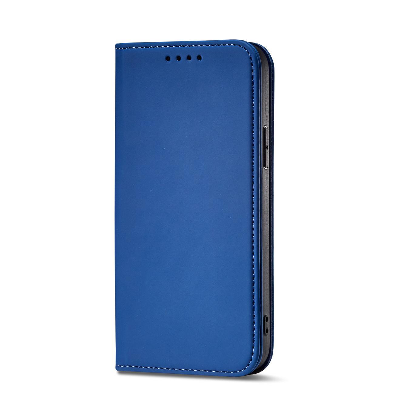 Pokrowiec Magnet Card Case niebieski Apple iPhone 12 / 5