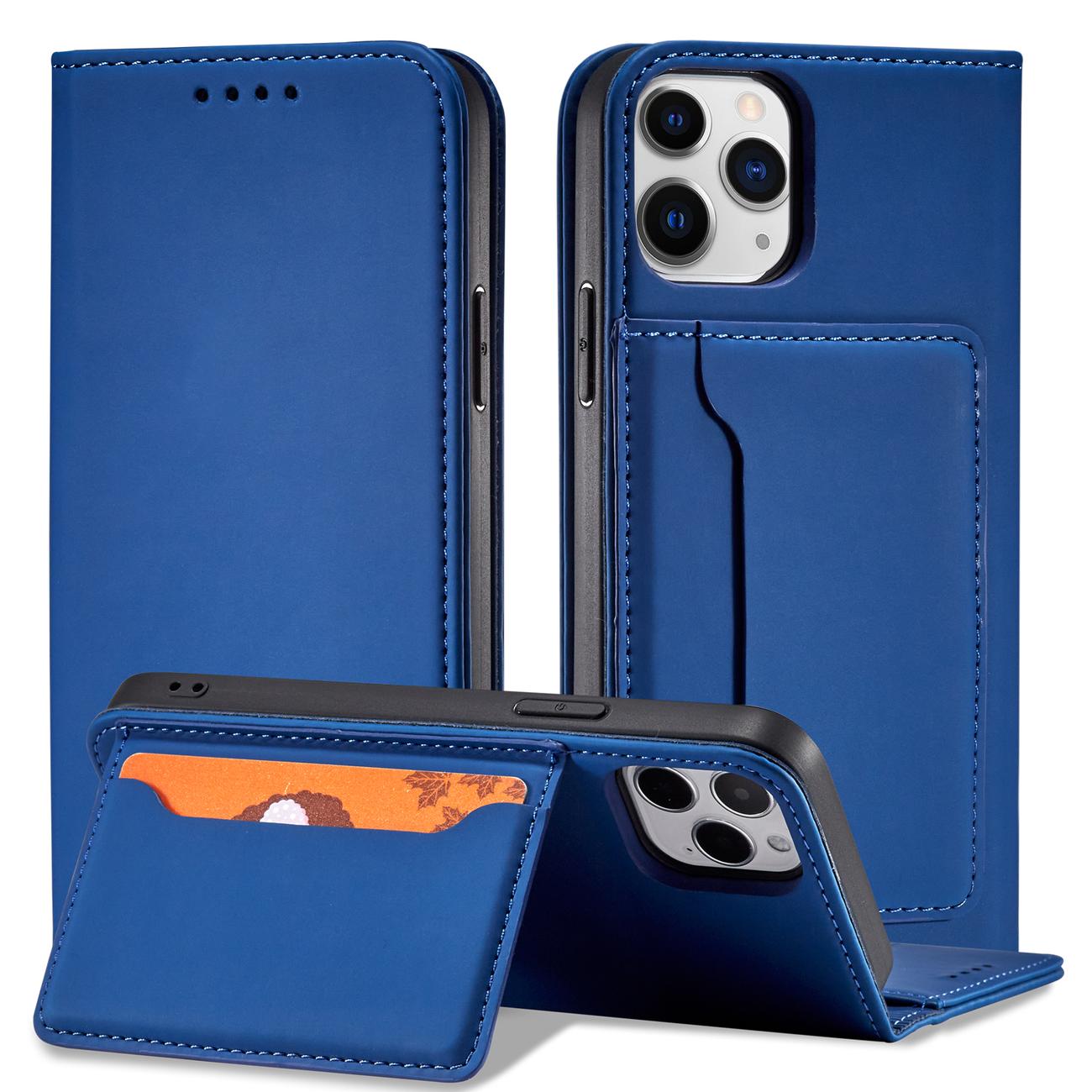 Pokrowiec Magnet Card Case niebieski Apple iPhone 12 Pro Max / 2