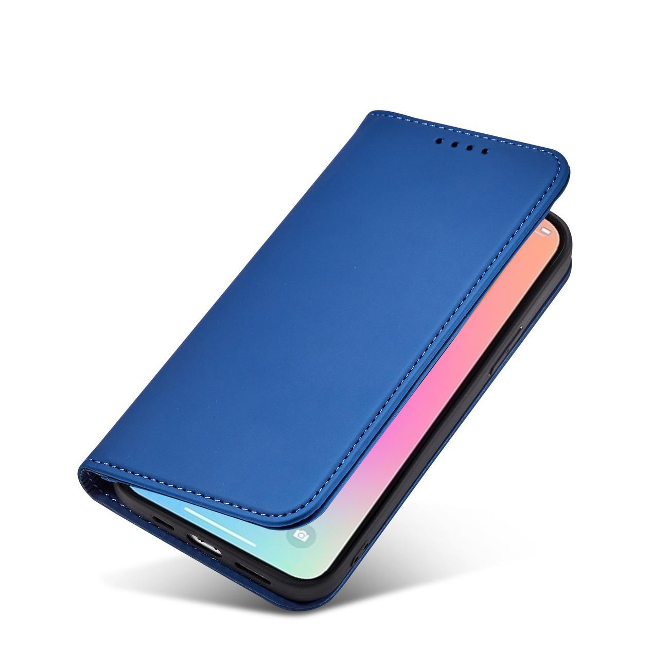 Pokrowiec Magnet Card Case niebieski Apple iPhone 13 / 12