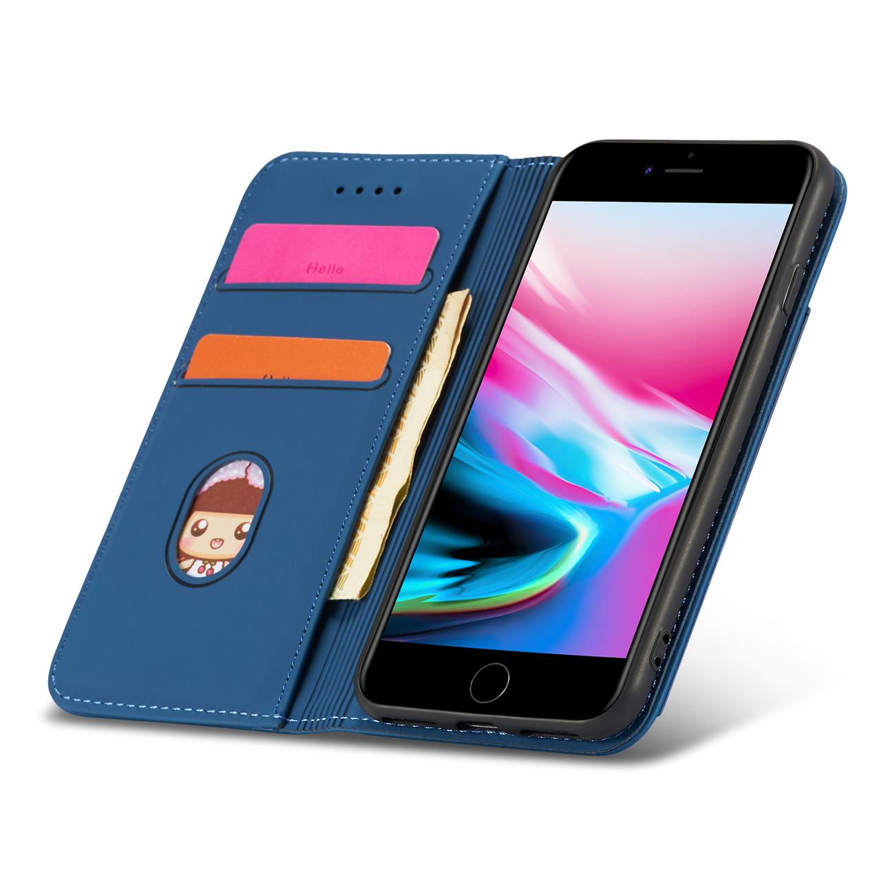 Pokrowiec Magnet Card Case niebieski Apple iPhone SE 2020 / 11