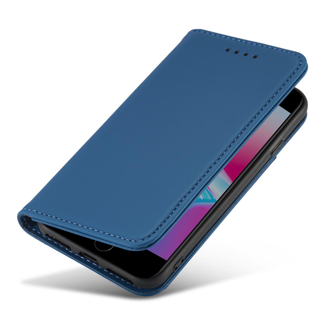 Pokrowiec Magnet Card Case niebieski Apple iPhone SE 2020 / 7