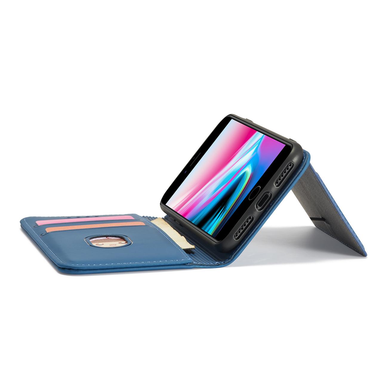 Pokrowiec Magnet Card Case niebieski Apple iPhone SE 2020 / 9