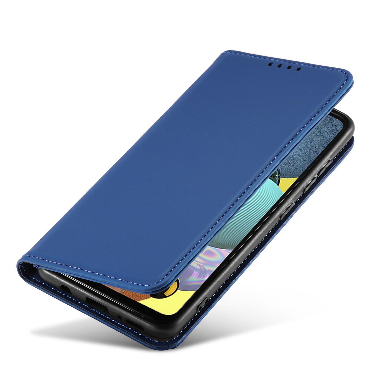 Pokrowiec Magnet Card Case niebieski Samsung Galaxy A12 5G / 8